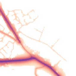 Daytime road noise heatmap for DE6 1HA