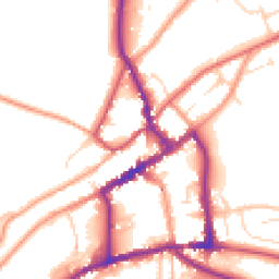 Daytime road noise heatmap for DE6 1SA