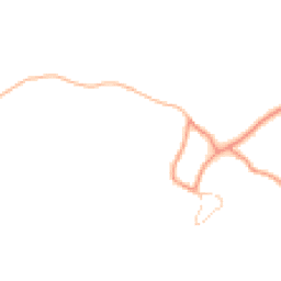 Daytime road noise heatmap for DE6 2BE