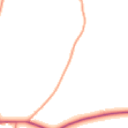 Daytime road noise heatmap for DE6 2DN