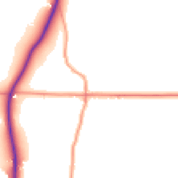 Daytime road noise heatmap for DE6 2EY