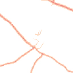 Daytime road noise heatmap for DE6 2FF
