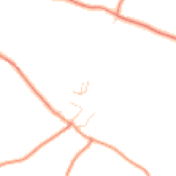 Daytime road noise heatmap for DE6 2FN