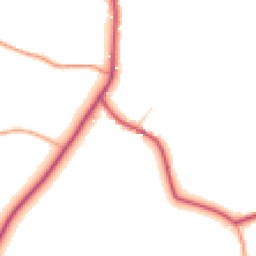 Daytime road noise heatmap for DE6 2GY