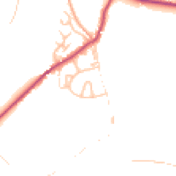Daytime road noise heatmap for DE6 2JE