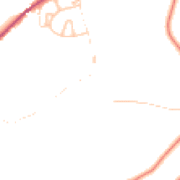 Daytime road noise heatmap for DE6 2JJ