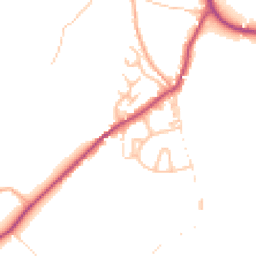 Daytime road noise heatmap for DE6 2LG
