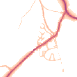 Daytime road noise heatmap for DE6 2LP