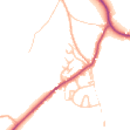 Daytime road noise heatmap for DE6 2LR