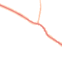 Night-time road noise heatmap for DE6 3BX