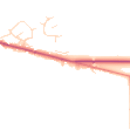 Daytime road noise heatmap for DE6 3EB