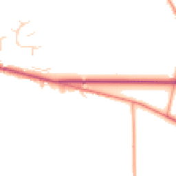 Daytime road noise heatmap for DE6 3EE