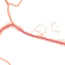 Daytime road noise heatmap for DE6 3EX