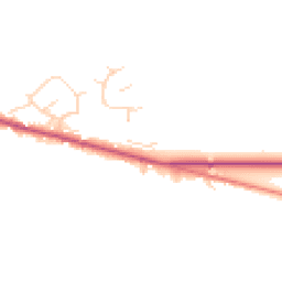 Daytime road noise heatmap for DE6 3FD