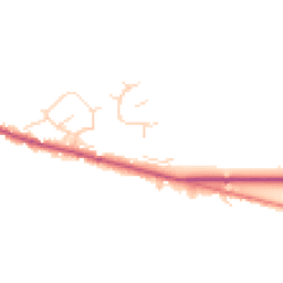 Daytime road noise heatmap for DE6 3FF