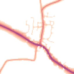 Daytime road noise heatmap for DE6 3FG