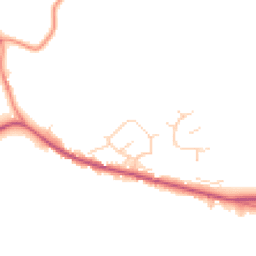 Daytime road noise heatmap for DE6 3FT