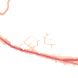 Daytime road noise heatmap for DE6 3FW