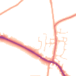 Daytime road noise heatmap for DE6 3GU