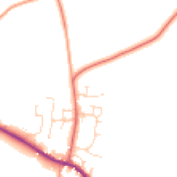 Daytime road noise heatmap for DE6 3GW