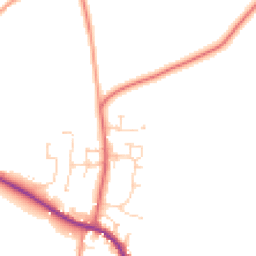 Daytime road noise heatmap for DE6 3GX