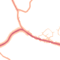 Daytime road noise heatmap for DE6 3GY