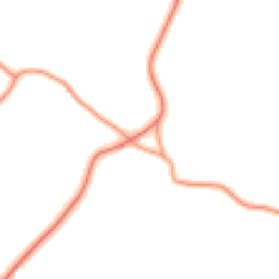 Daytime road noise heatmap for DE6 3HD