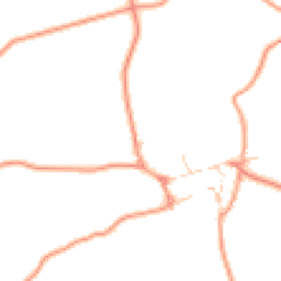 Daytime road noise heatmap for DE6 3JJ