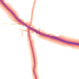 Daytime road noise heatmap for DE6 4AU