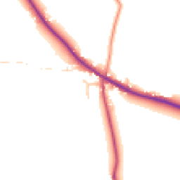Daytime road noise heatmap for DE6 4LP