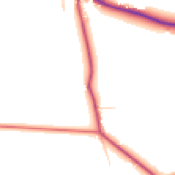 Daytime road noise heatmap for DE6 4LQ