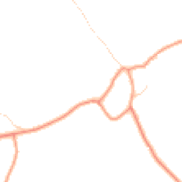 Daytime road noise heatmap for DE6 5AB