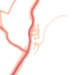 Daytime road noise heatmap for DE6 5HP