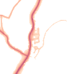 Daytime road noise heatmap for DE6 5HQ