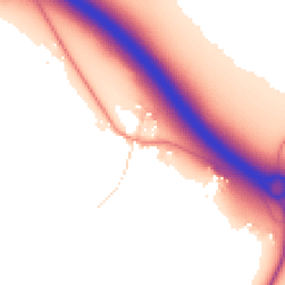 Daytime road noise heatmap for DE6 5HS