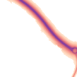 Night-time road noise heatmap for DE6 5HS