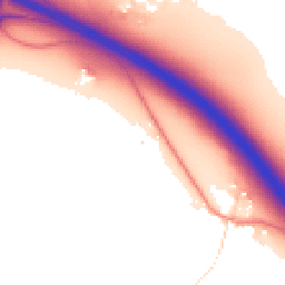 Daytime road noise heatmap for DE6 5HT