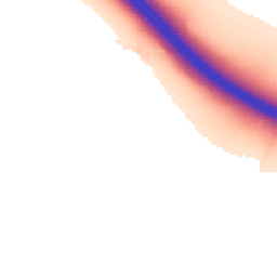 Night-time road noise heatmap for DE6 5JU