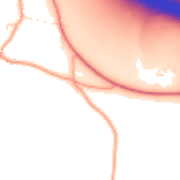 Daytime road noise heatmap for DE6 5JW