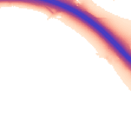 Night-time road noise heatmap for DE6 5LB