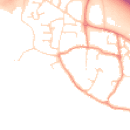 Daytime road noise heatmap for DE6 5NQ