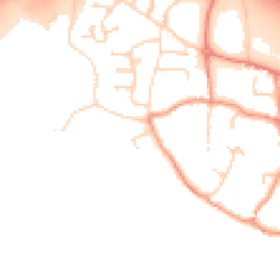 Daytime road noise heatmap for DE6 5NR