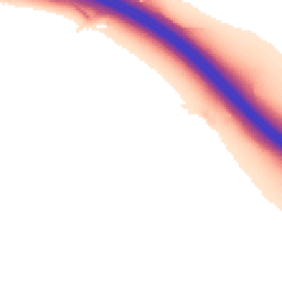 Night-time road noise heatmap for DE6 5PN