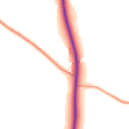 Daytime road noise heatmap for DE6 5QY