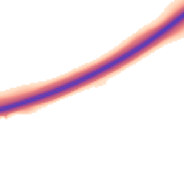 Night-time road noise heatmap for DE72 2DA