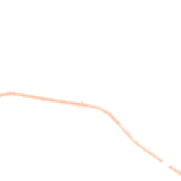 Night-time road noise heatmap for DE72 2GH