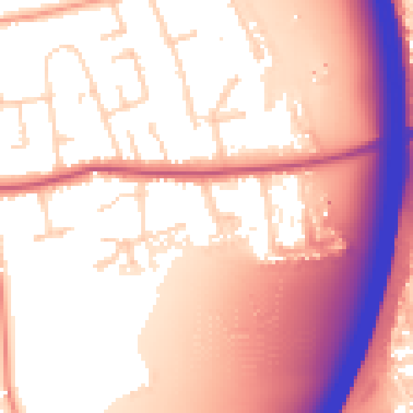 Daytime road noise heatmap for DE72 3AL