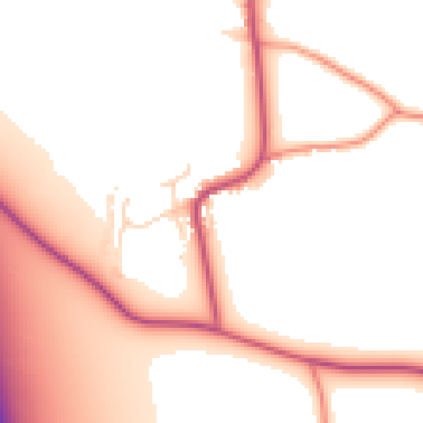 Daytime road noise heatmap for DE72 3FG