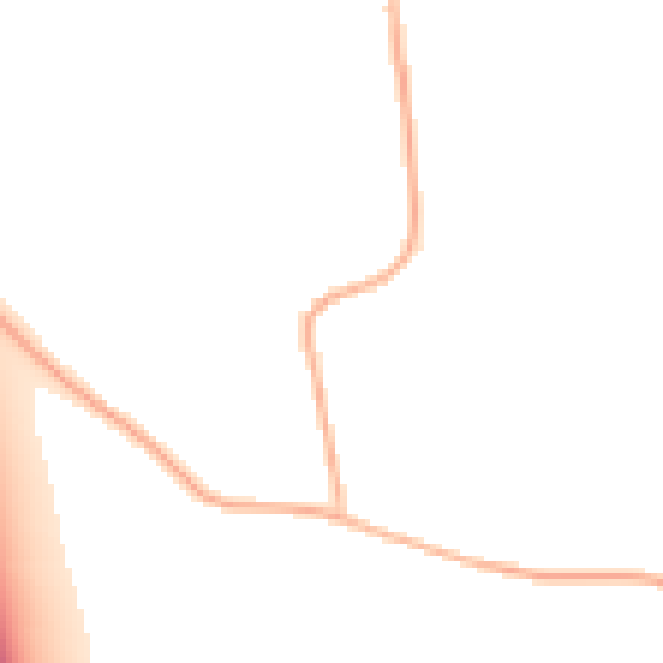 Night-time road noise heatmap for DE72 3FG