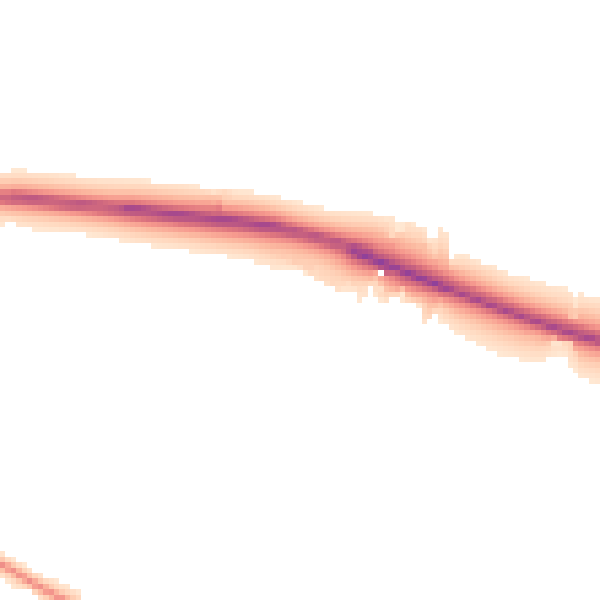 Night-time road noise heatmap for DE72 3HJ